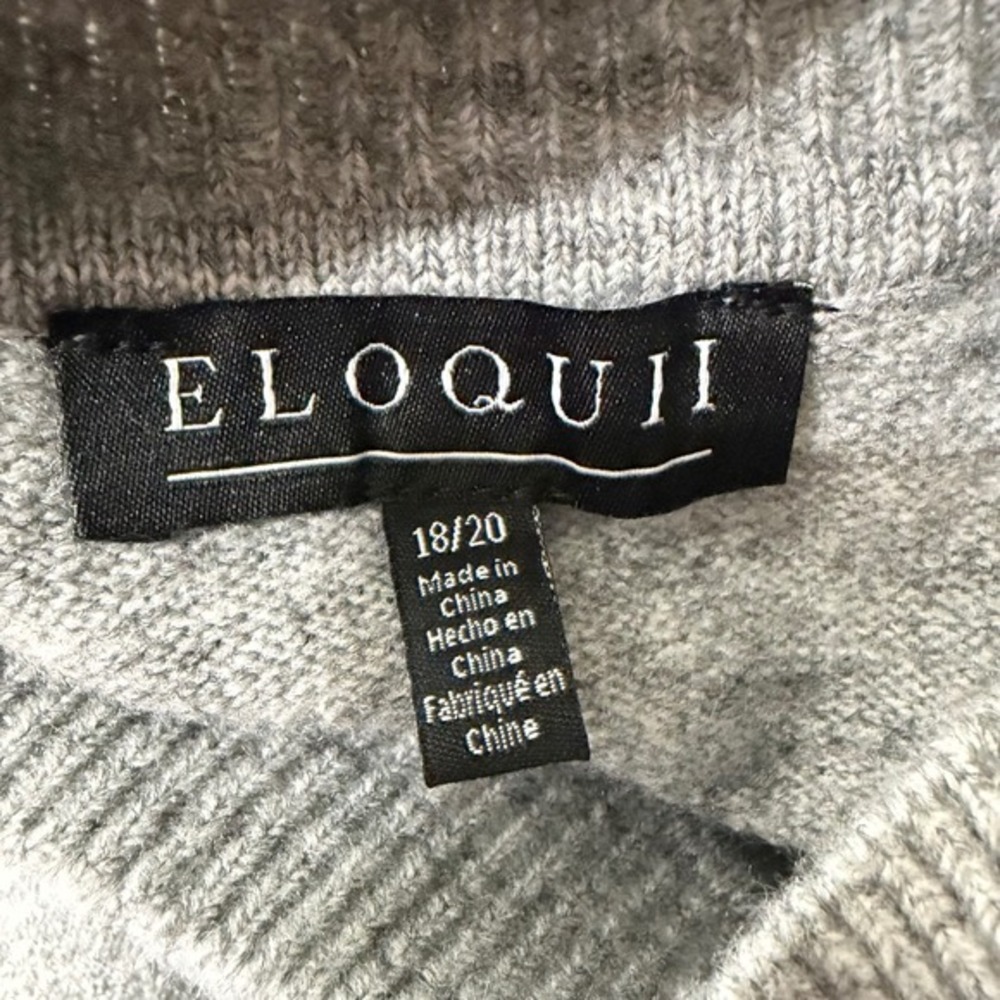 Eloquii Twist Front Cape Sweater Midi Dress Size 18 NWT - Picture 6 of 8